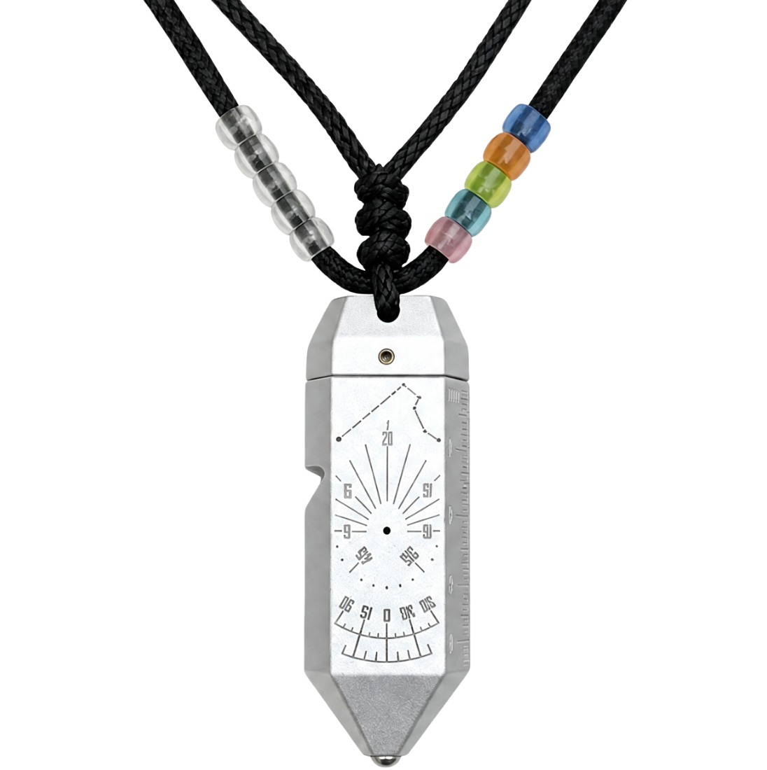 FuseRig survival pendant worn outdoors